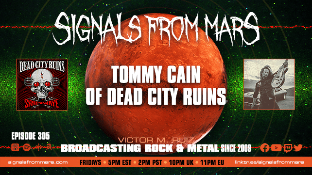 vmr907's tweet photo. DEAD CITY RUINS | TOMMY CAIN
#2022inheavymetalmusic #AFMRecords #DeadCityRuins #HardRock #Interview #Livestream #Metal #Music #MusicianInterview #Podcast #Shockwave #SignalsFromMars #SteveWelsh #TommyCain
https://t.co/TiX6R3aEM2 https://t.co/r1vxdEt49X