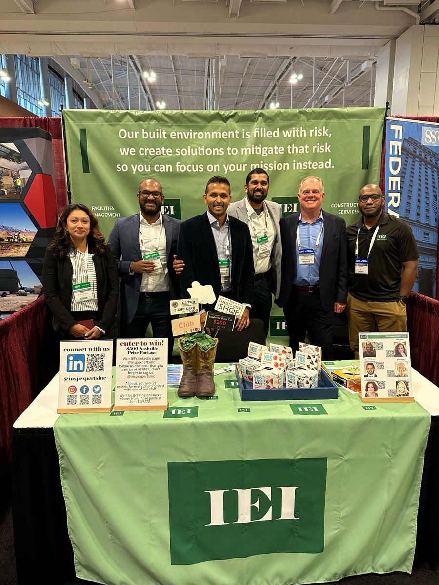 InspExpertsInc's tweet photo. #SAMESBC22  Stop by and see us at booth 656 !! https://t.co/JBMa21AHIQ