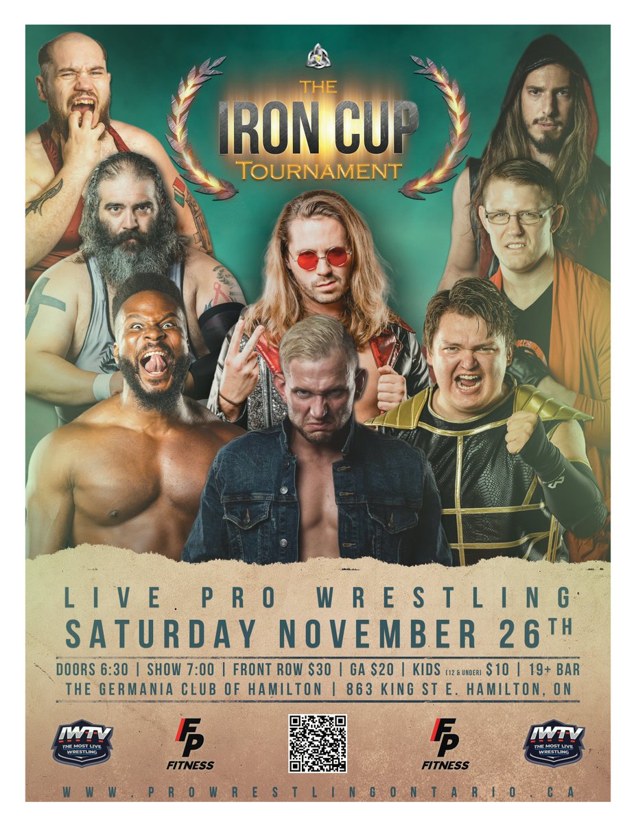 All 8 Competitors have been announced for the #IronCupTournament also featuring

- Every Championship Will Be On The Line 
- @indiewrestling Taping 
& Much More

Tickets Available via @eventbrite
eventbrite.com/e/the-4th-annu…