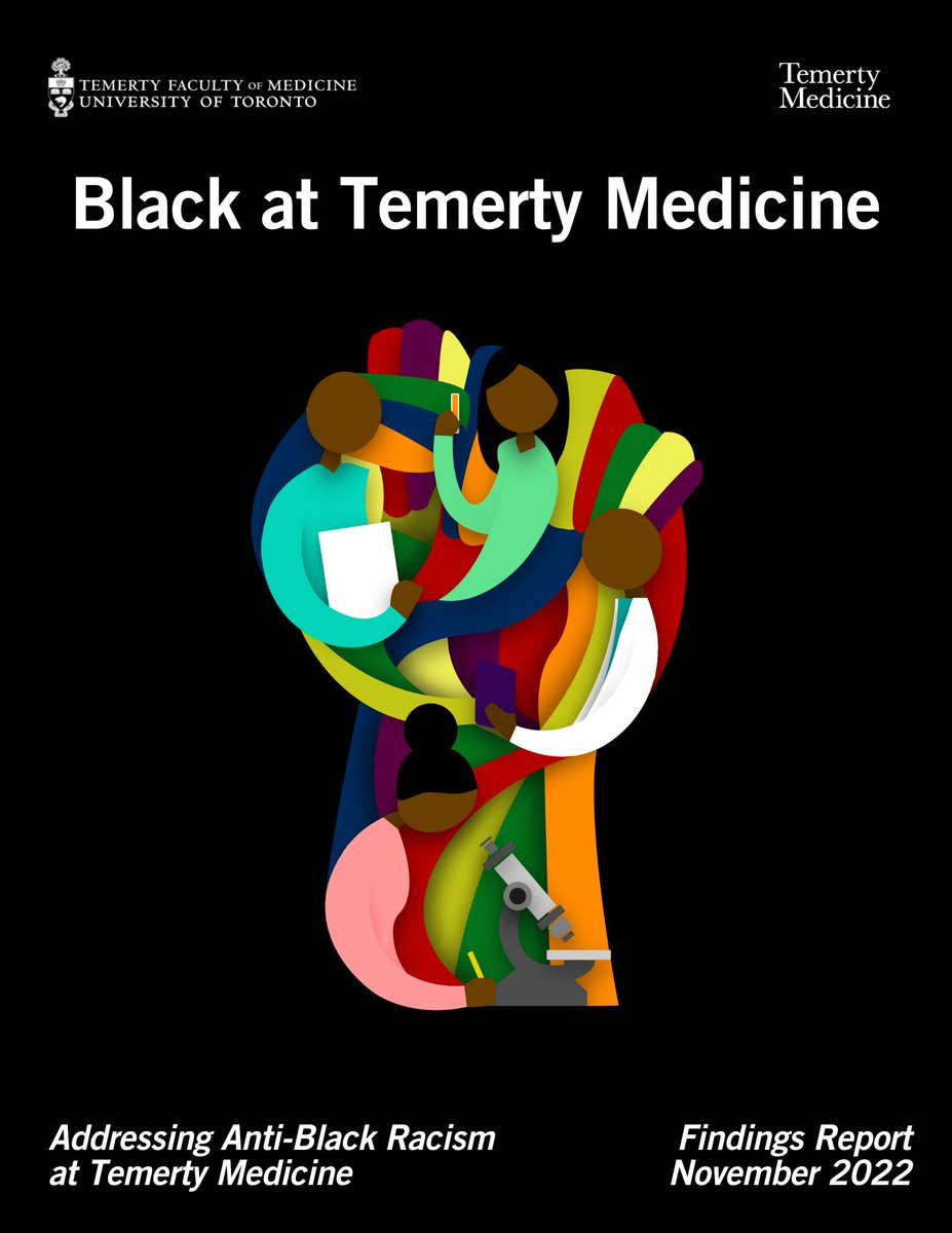 The Anti-Black Racism at Temerty Medicine Findings Report is now available ➡️ uoft.me/8tm This report contains feedback from community, and provides a summary of areas FOR improvement or critical gaps, areas OF improvement, and institutional & programmatic strengths.