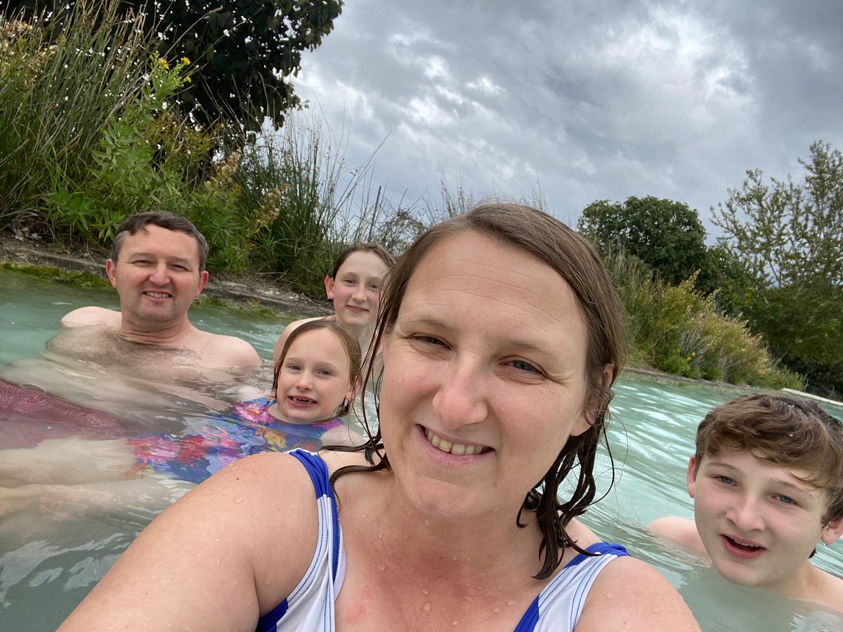 SlouSpinks's tweet photo. Dip, dip hooray… we found some thermal pools! Second time lucky as the first ones we planned on visiting had been reduced to muddy, smelly (sulphur!) puddles after the torrential rain and terrible storms last night! #italianroadtrip #halftermadventure https://t.co/nAwkzJADB5