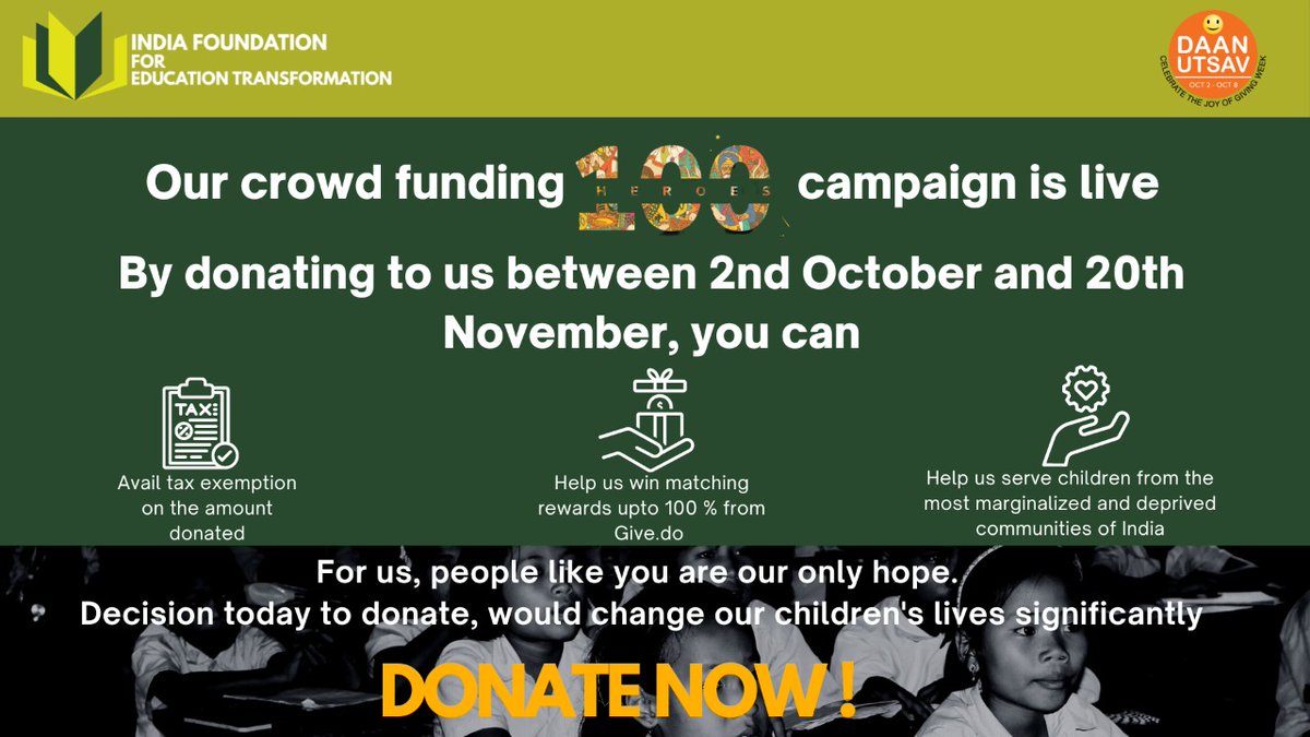 India Foundation For Education Transformation tweet media