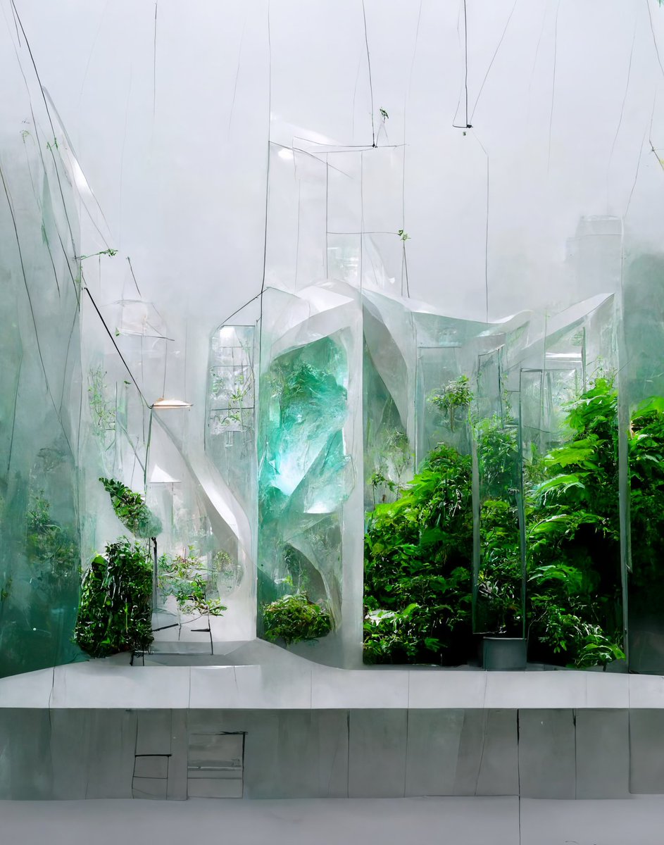 PicturesBeyond's tweet photo. **futuristic, flowing aluminum and glass architectural**

#architecture #glass #aiart #digitalart #aiartists #midjourneyart #midjourney #stablediffusion  #dalle2  #discord https://t.co/SOmmD5MwFg