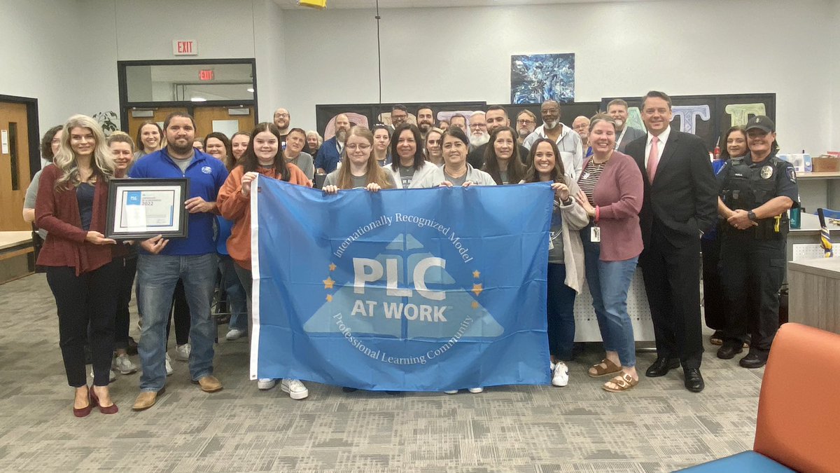 This morning, we were honored by <a href="/SolutionTree/">Solution Tree</a> as a Model “PLC at Work” Campus. Great job, Forbes Falcons!