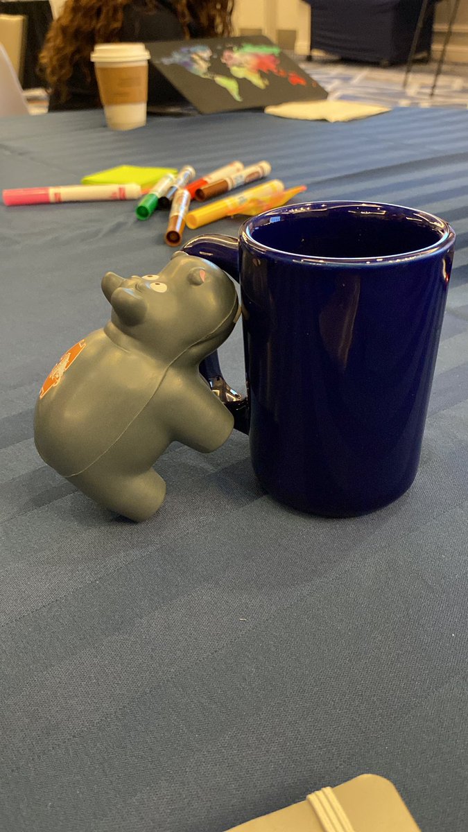 Hippos need caffeine too.  #hipponation