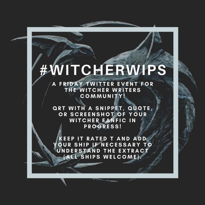 WritersWitcher's tweet photo. It's #WitcherWips Friday! 

What have you been working on? Share a snippet, quote or screenshot of a WIP with us!

As always, we will only retweet WIPs with mentioned ships and warnings.  And please keep the excerpt T-rated. https://t.co/5L74DTchNJ
