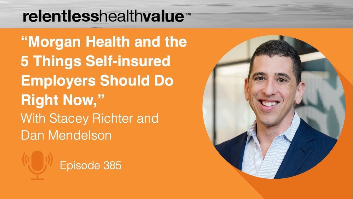 “Until everything is aligned, the employer is just not going to be providing an optimal product.” <a href="/dnmendelson/">Dan Mendelson</a> of <a href="/jpmorgan/">J.P. Morgan</a> discusses #selfinsuredemployers on our #healthcarepodcast. #healthcare #podcast

ow.ly/qyUx50LtuZs