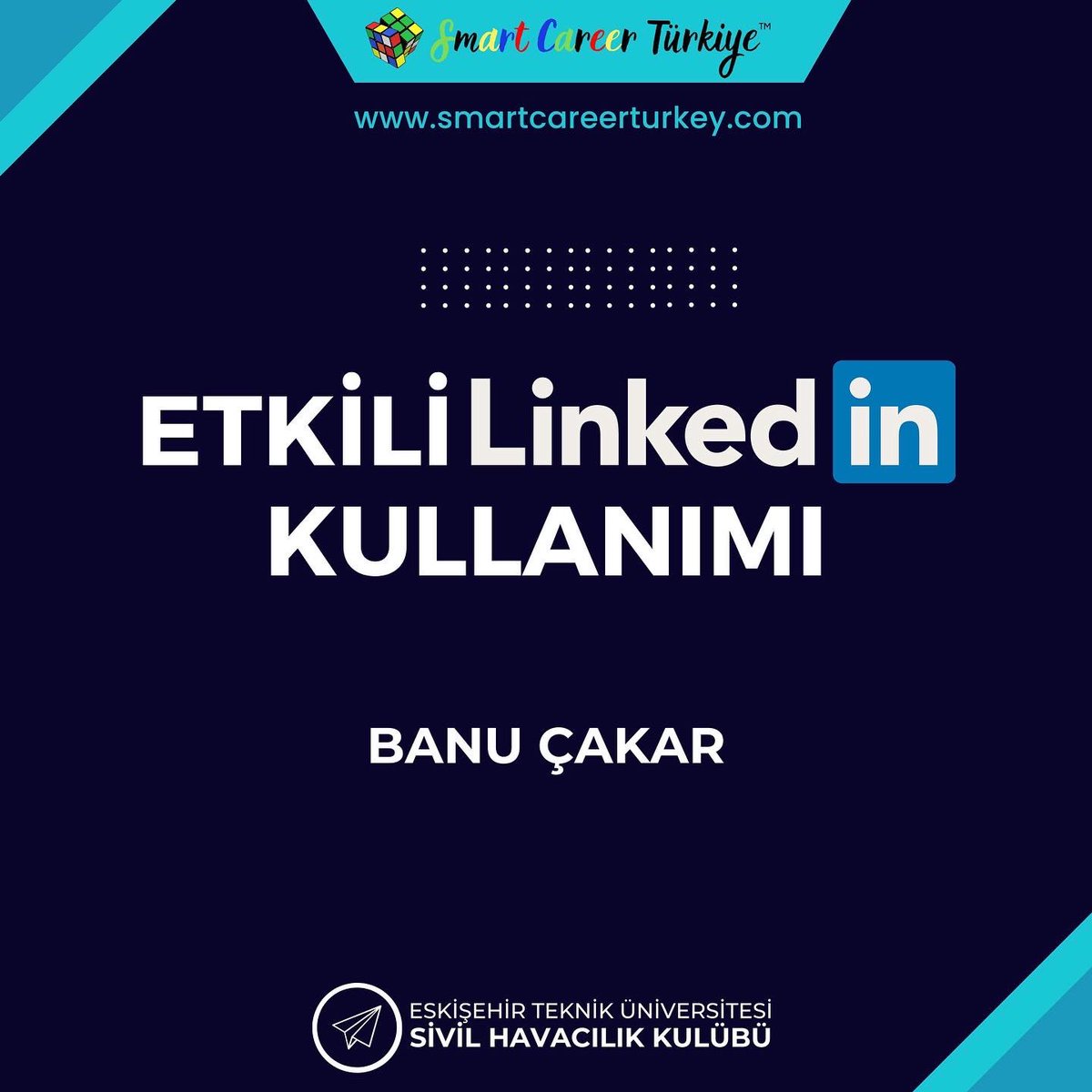 estushk_'s tweet photo. Sn. Banu Çakar @BnuCakar ile gerçekleştirdiğimiz etkinlikte LinkedIn'in etkili ve doğru kullanımı hakkında bilgiler edindik.

#estushk #firstfly https://t.co/YoHe0yVAJw