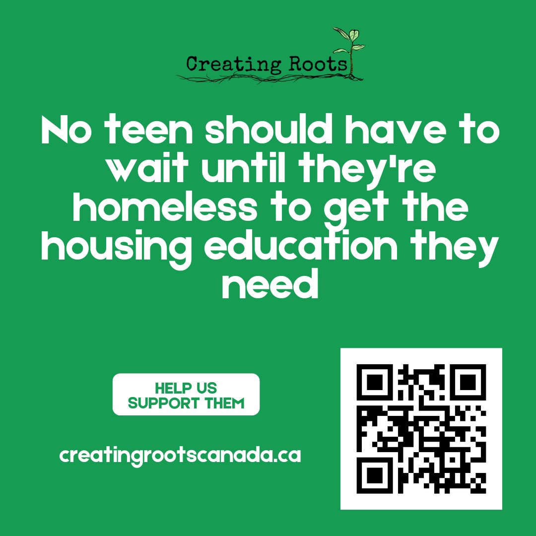 Consider being a part of a community that brings these youth in so they don't have to experience the housing process alone. 
fundrazr.com/CreatingRoots?…

#givingtuesday #fosteryouth #agingout #fosteryouthtransition