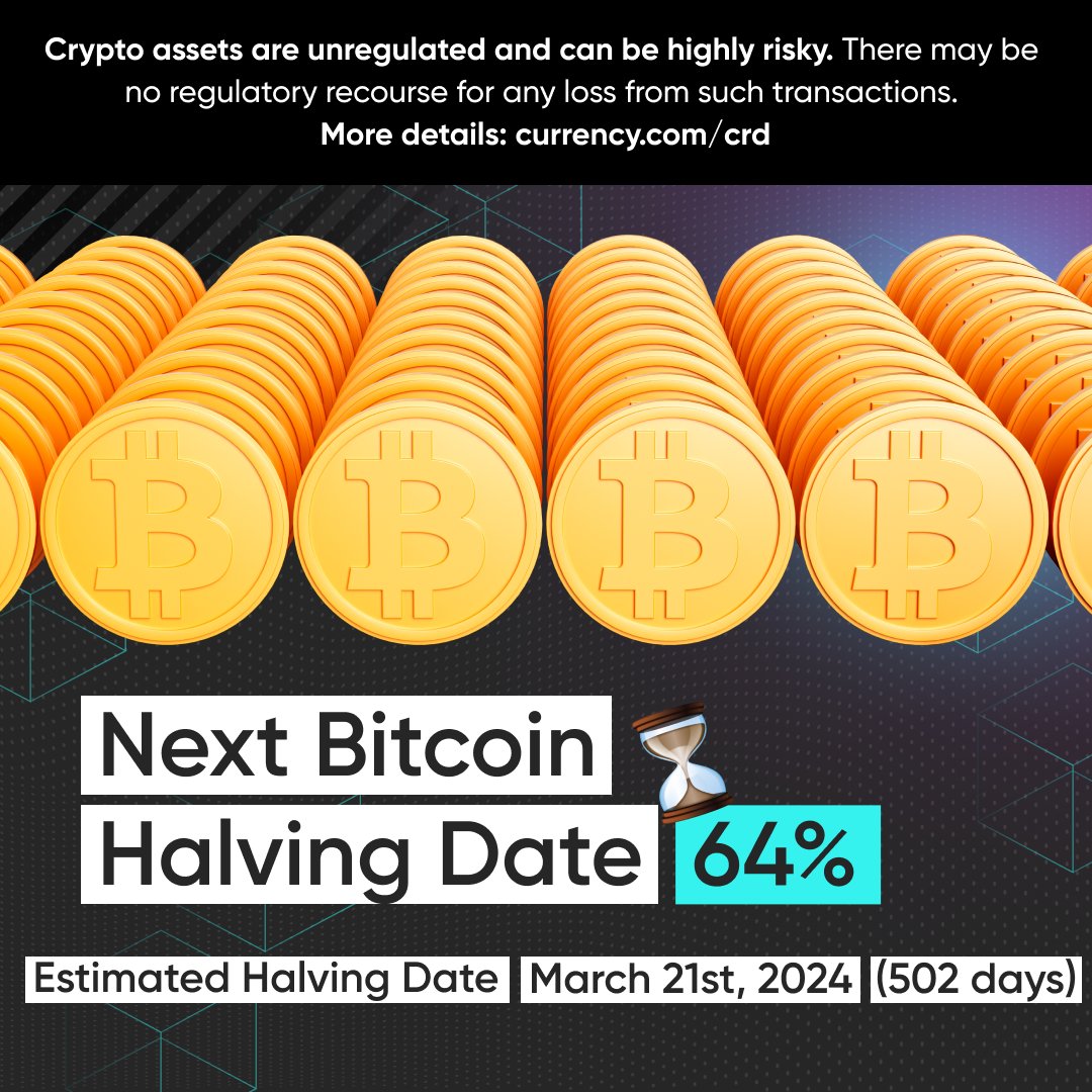CurrencyCom's tweet photo. We have been waiting for a long time. ⏳
Crypto assets are unregulated and can be highly risky. More details: https://t.co/EAuvagb8Cb
#Currencycom #Bitcoin #Crypto $BTC https://t.co/JTGZGzPw7V