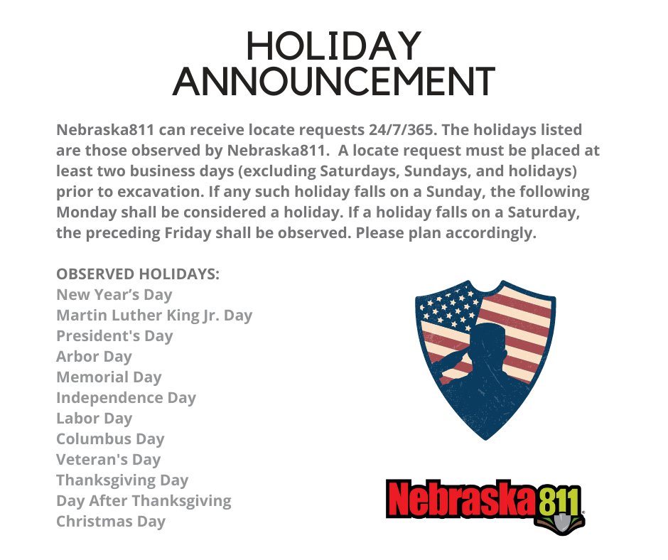 Nebraska 811 tweet media