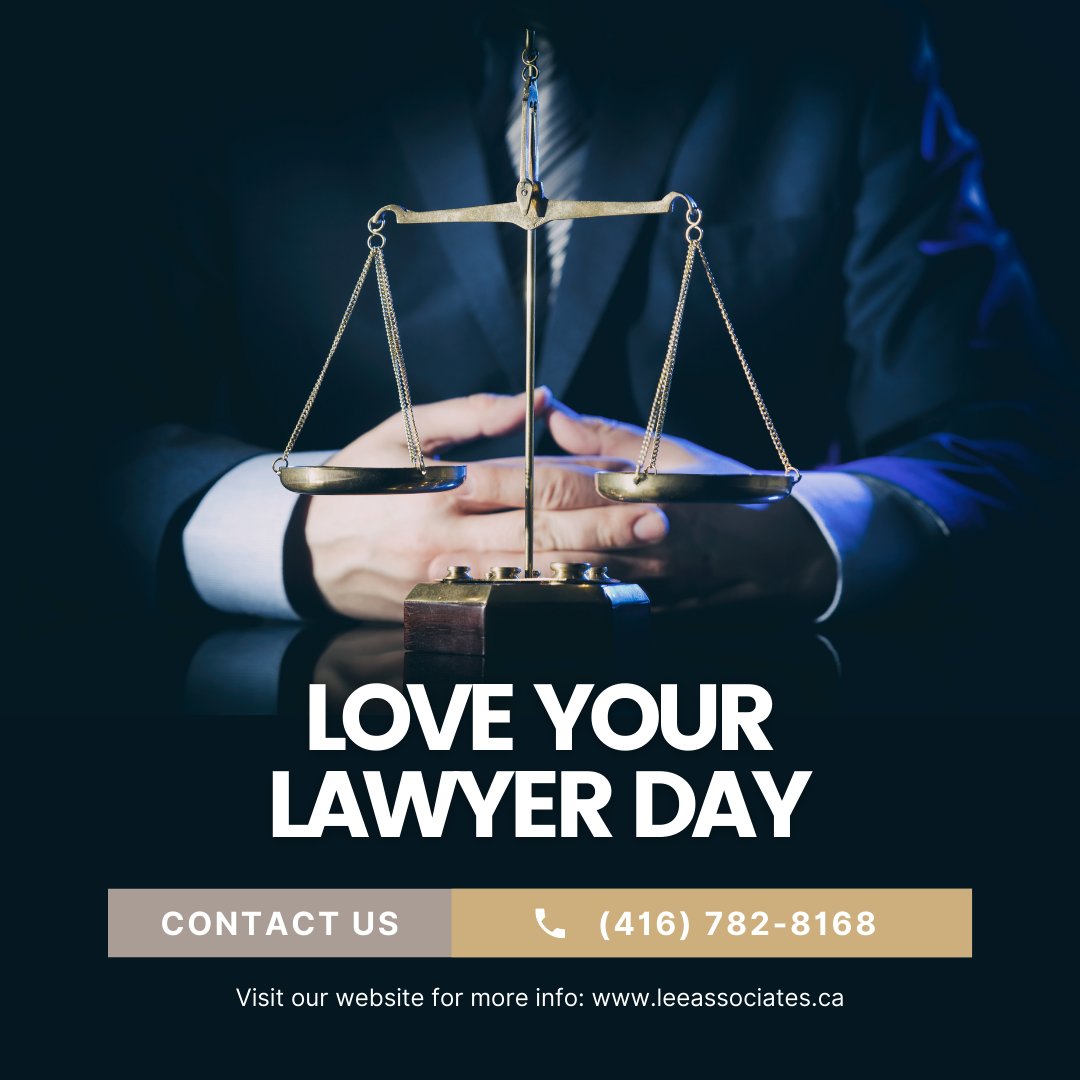 LeeAssociatespi's tweet photo. You are hereby advised that today is Love your Lawyer Day! ⚖️❤️ 
#LoveYourLawyerDay!⁣ https://t.co/kURcYnTur6