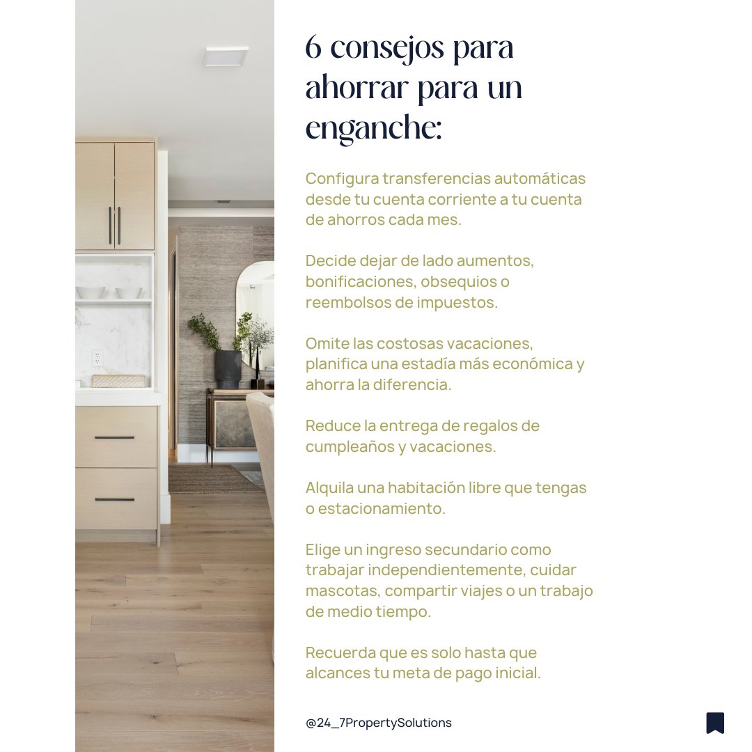 24_7propertysol's tweet photo. ¿Necesitas inspiración e ideas para ahorrar para un enganche? 

#inversión #inversion #inversionjunkie #inversiónsegura https://t.co/f1sPRE6drt