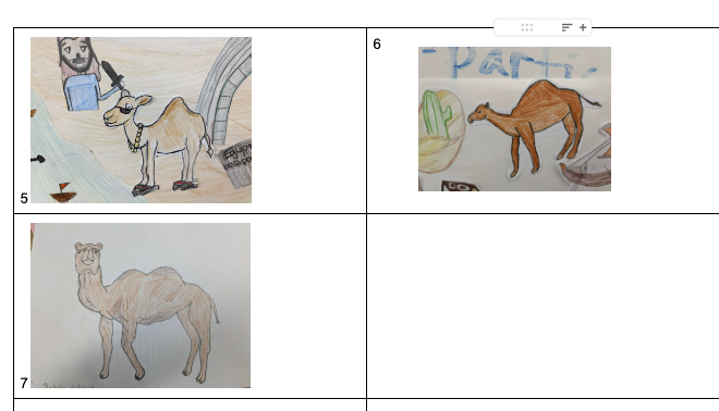 mrs_bokoch's tweet photo. AP Word Ibn Battuta Travelers Postcards!!! Who drew the BEST CAMEL??? 2nd period! https://t.co/HYqlmP9Dma