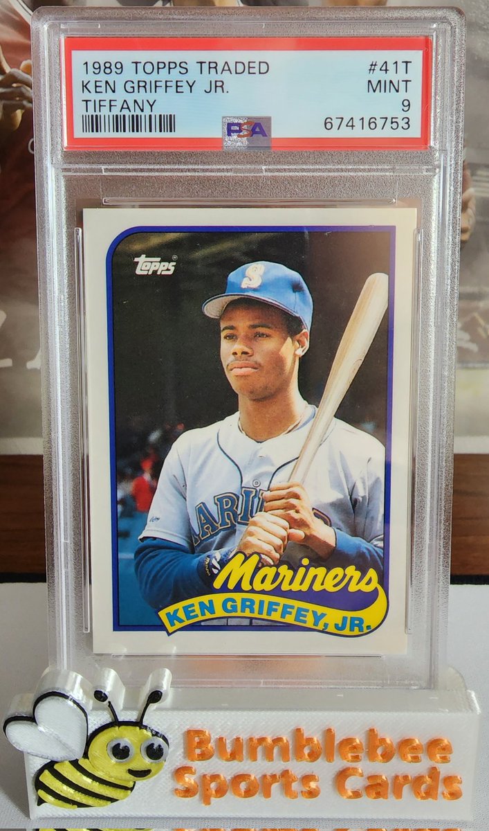 USAFforIsrael's tweet photo. PRICE DROP ๐ฏ๐ฏ๐ฏ (only drop I'll do for this rare card)
๐ฅ Holy Grail of Ken Griffey Jr Rookie Cards For Sale ๐ฅ
1989 Topps Traded Tiffany #41T PSA 9
$500 shipped BMWT and Insured
@ILOVECOLLECTIN1
@sports_sell
#thehobby https://t.co/Gj8gqniqFs