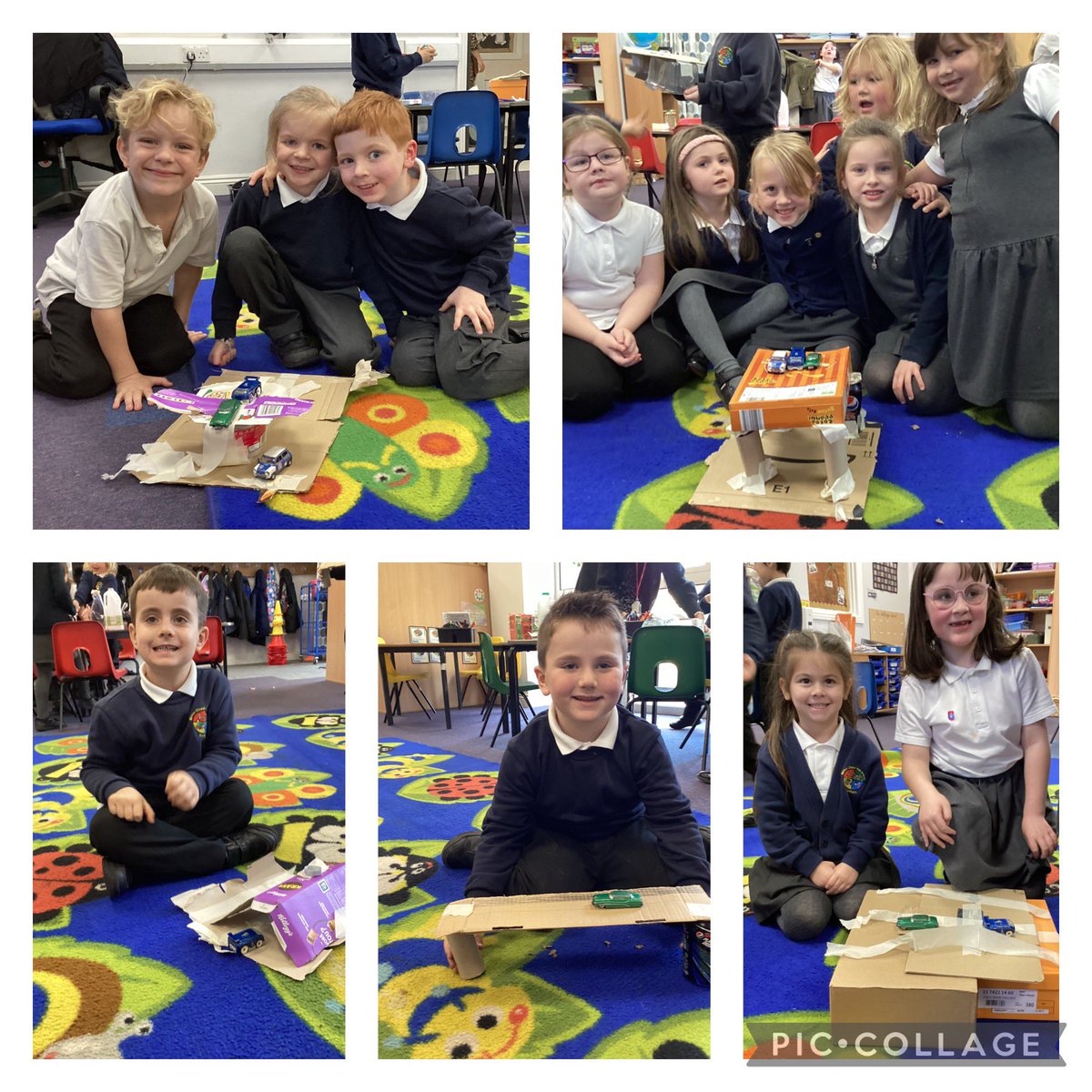 drseussclass's tweet photo. What a fantastic afternoon! I am so proud of how hard the children have worked to make their bridges… and most importantly they all worked as a team! Well done! ⭐️ 🌉 https://t.co/x89I4XfZdT