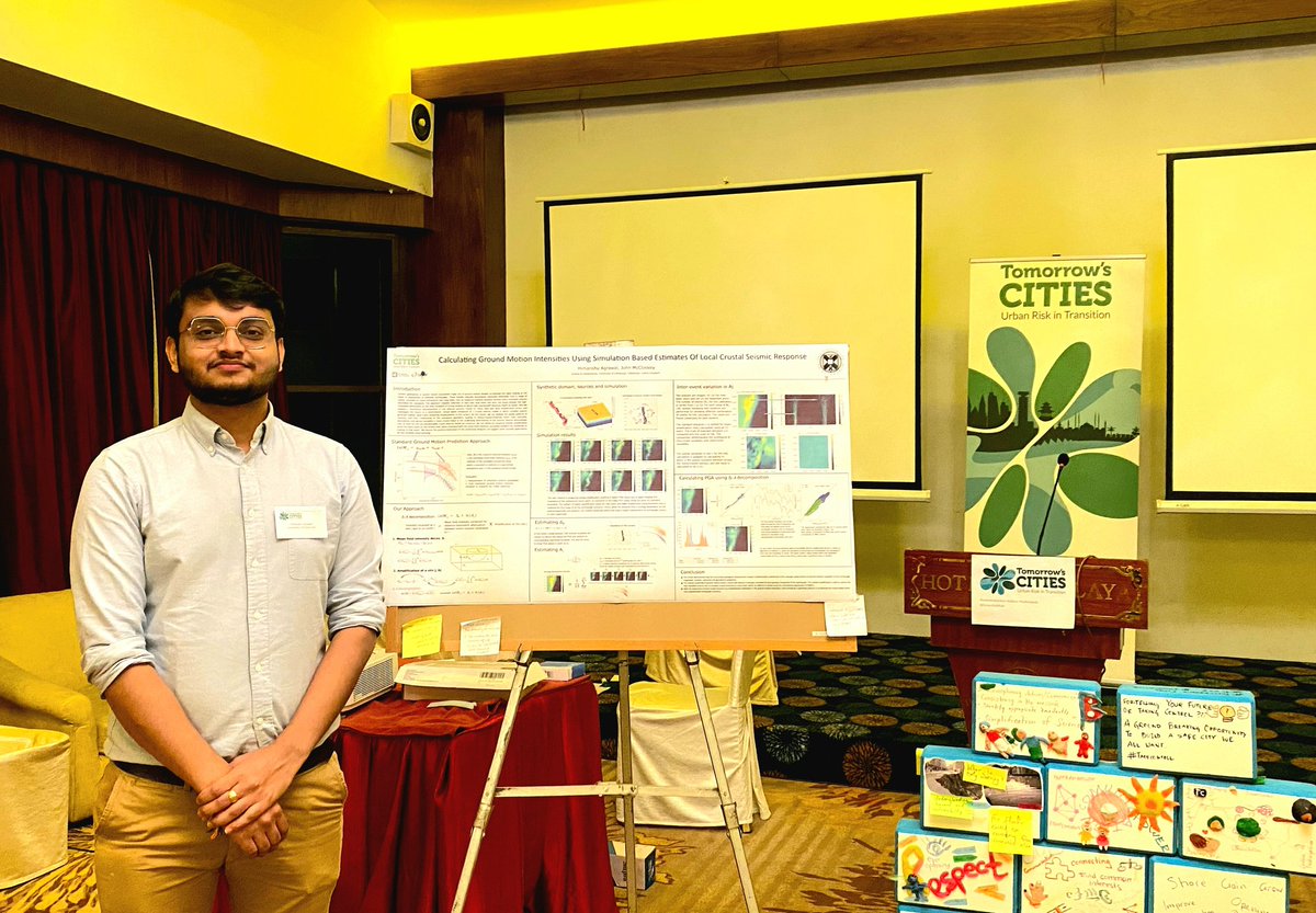 himanshu359's tweet photo. Presenting our work on Ground motion simulation at the Tomorrow's Cities All hub meeting in Kathmandu has been an enriching experience. @UrbanRiskHub https://t.co/Ef9JJ42YHu