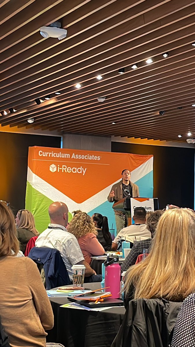 HallTrin's tweet photo. Starting off iReady Summit powerfully with Christian Paige.  @iReady https://t.co/gpmeCVj5XN