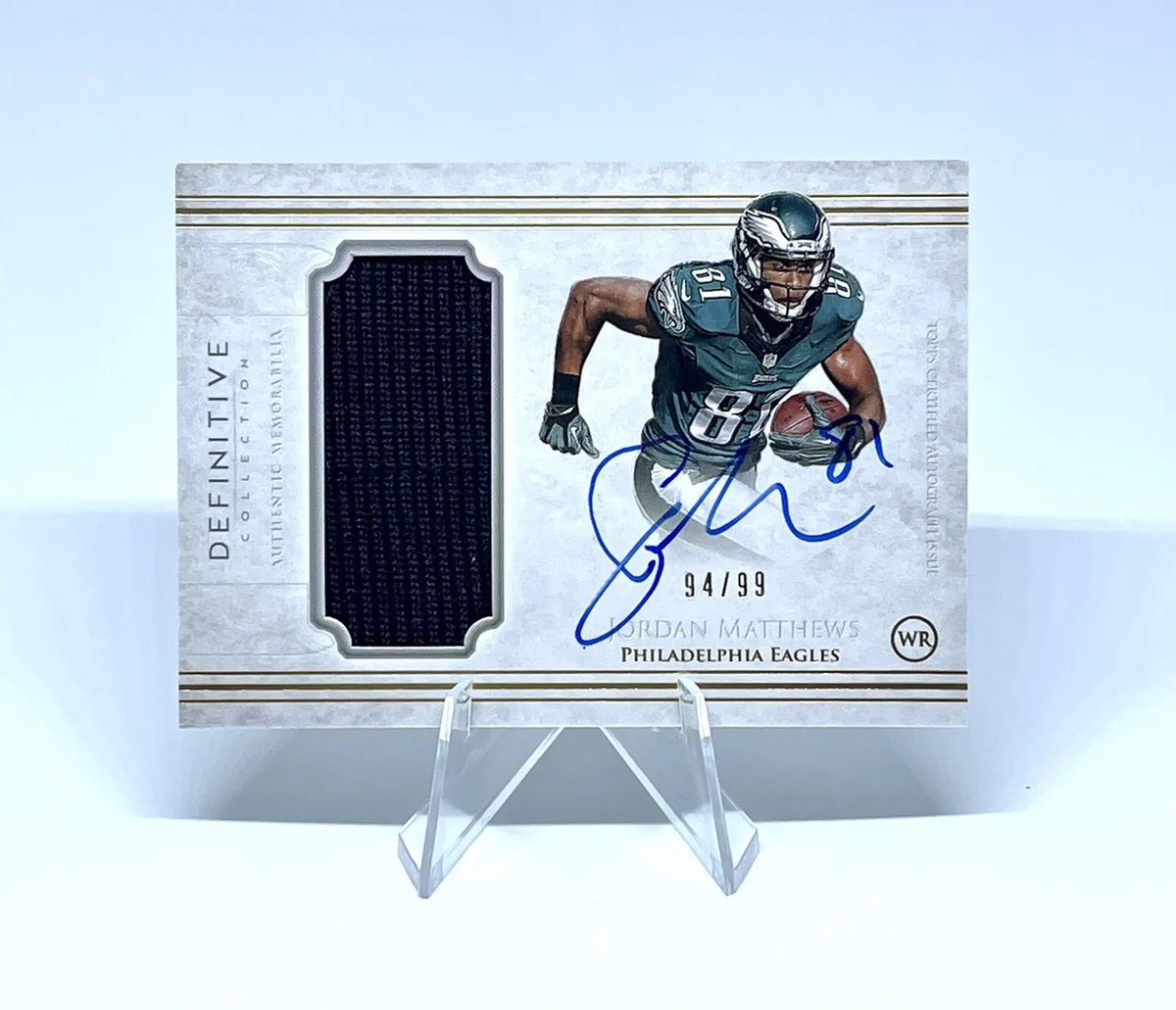 volkecomm's tweet photo. Jordan Matthews 2015 Topps Definitive Rookie Patch Auto /99 Eagles

#nflcard #nflcards #sportscardsforsale #sportcards #sportscards #footballcards #cardsoftheday #cardsofinstagram #paninicards #panini #thehobby #cardcollector #philly #Phillies #PhiladelphiaEagles https://t.co/zl1SpM5IlJ