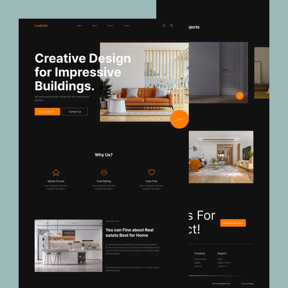 Hi guys
I now new design for Real State
please feedback about my design
#ui #ui #uxdesign #uidesign #figmadesign #realstate #uiuxdesign

سلام دوستان امیدوارم حالتون خوب باشه ممنون میشم نظراتتون رو در رابطه با طراحیم بدین