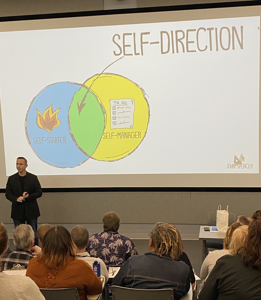 msalang's tweet photo. Great morning with @spencerideas - how do we teach empathy, divergent thinking and adaptation. Teach what our tech cannot do. #ourBMSA #OAISS #LICmakerlearning https://t.co/PtpMuttCG0
