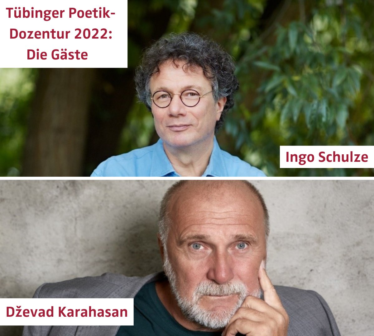 Universität Tübingen (@uni_tue) on Twitter photo 35. Tübinger Poetik-Dozentur vom 14. - 18.11.: Ingo Schulze und Dževad Karahasan gemeinsam mit Alida Bremer und Naser Šečerović an der <a href="/uni_tue/">Universität Tübingen</a> : uni-tuebingen.de/universitaet/a… <a href="/PoetikDozentur/">Poetik-Dozentur Tübingen</a> 35. Tübinger Poetik-Dozentur vom 14. - 18.11.: Ingo Schulze und Dževad Karahasan gemeinsam mit Alida Bremer und Naser Šečerović an der <a href="/uni_tue/">Universität Tübingen</a> : uni-tuebingen.de/universitaet/a… <a href="/PoetikDozentur/">Poetik-Dozentur Tübingen</a>