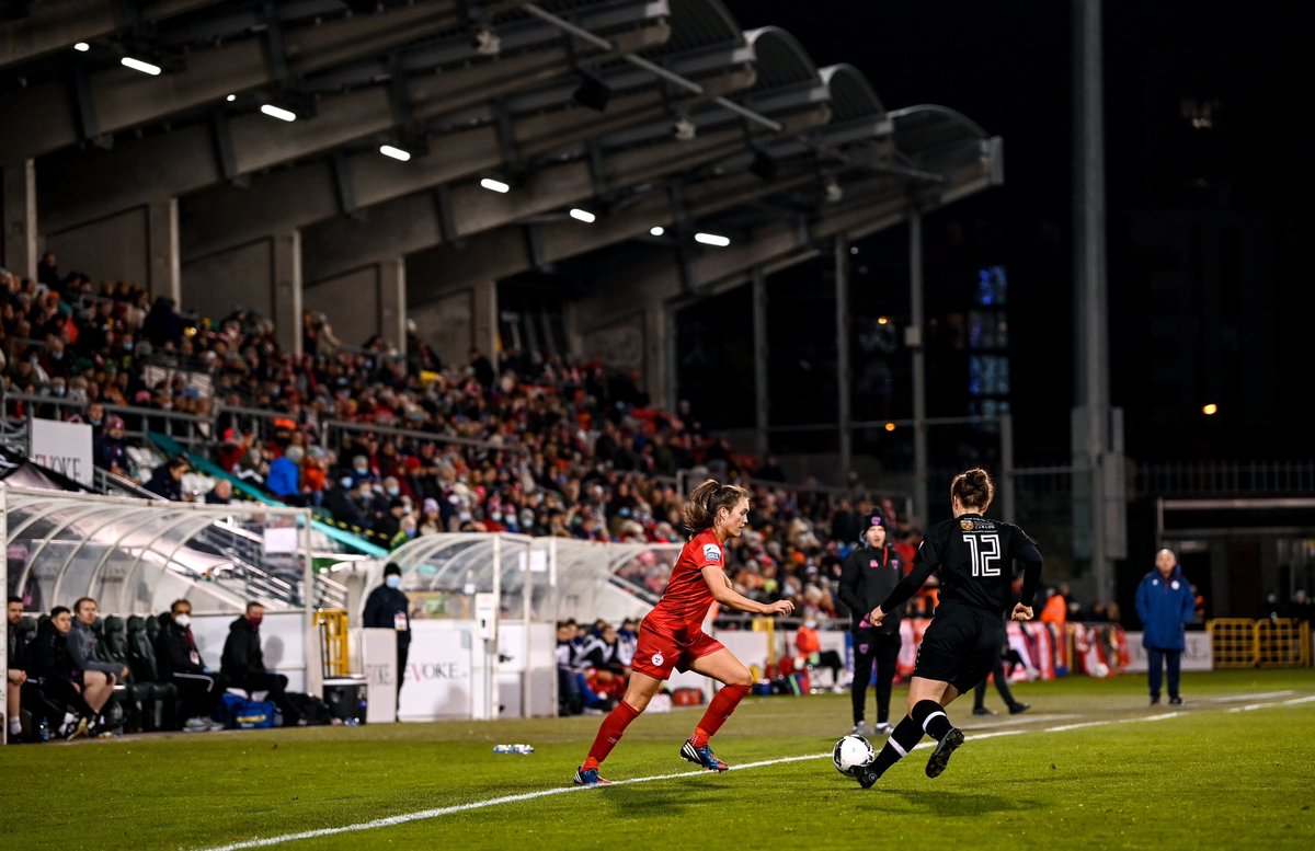 𝐁𝐄 𝐏𝐀𝐑𝐓 𝐎𝐅 𝐈𝐓 Can this be another record attendance for the EVOKE.ie FAI Women's Cup Final? Tickets 🎟️are selling fast for Sunday's showpiece event. Don't miss out 👇 ticketmaster.ie/evoke-ie-fai-w… #FAIWomensCup | @EVOKE