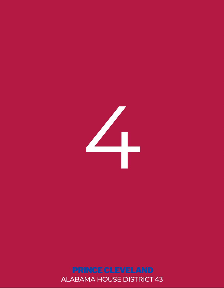 prince4alabama's tweet photo. 4 Days.
Join me at the Helena Sports Complex on Saturday, Nov. 5th from 10 am - 12 noon for door canvassing.
Letās Do It!
Donate Today: https://t.co/ufayWjsXrm
#LetsDoIt #PrinceForHD43 #PC43 #WhatWeHaveInCommon https://t.co/eb8DYtFJgf