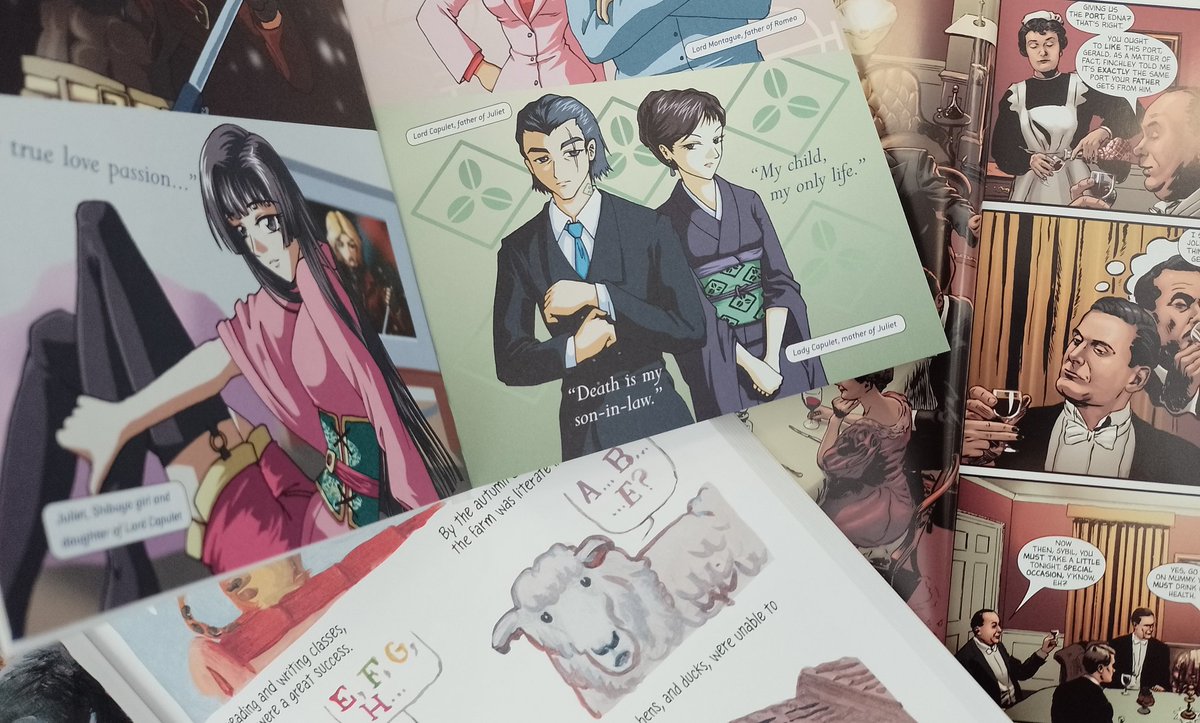 SancroftLibrary's tweet photo. Calling all Lit students! Find a different way into these classics - the graphic novels have arrived in the Library....📚 https://t.co/AypPiCm2td