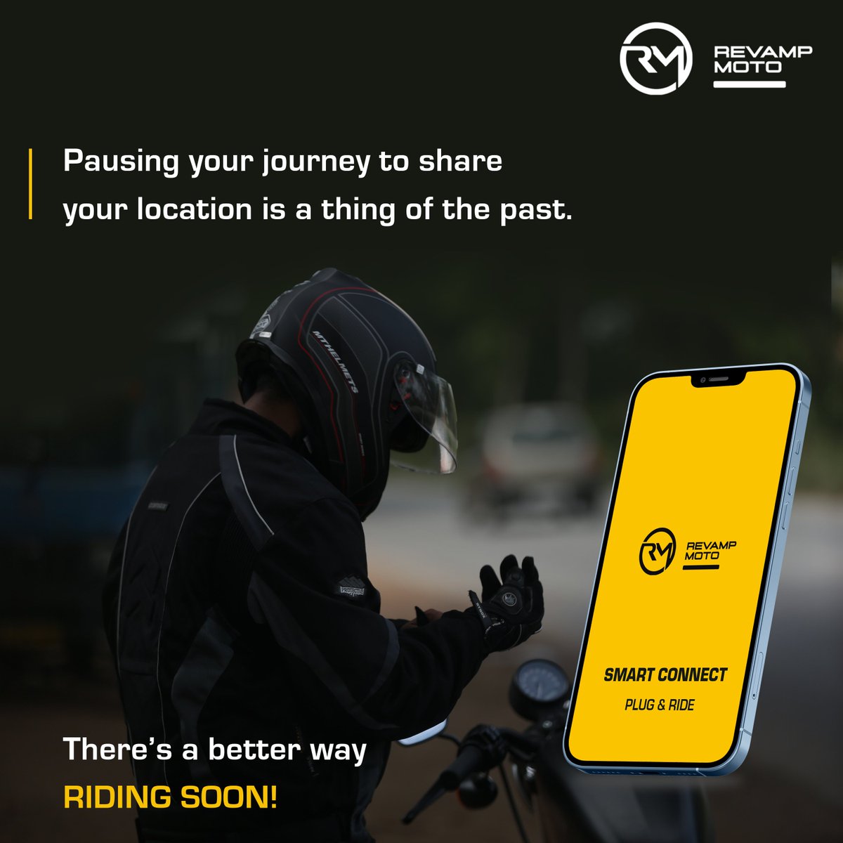 revampmoto's tweet image. Now ride an EV that&apos;s not just smart to look at but smarter than any other bike when it comes to convenience.

Experience SMART Connect on Revamp Buddie, India’s 1st Transformable EV.

#ReimagineEV #BuiltToAdapt #RideEasy #GoElectric #YoungRiders #SmartScooter #launchingsoon