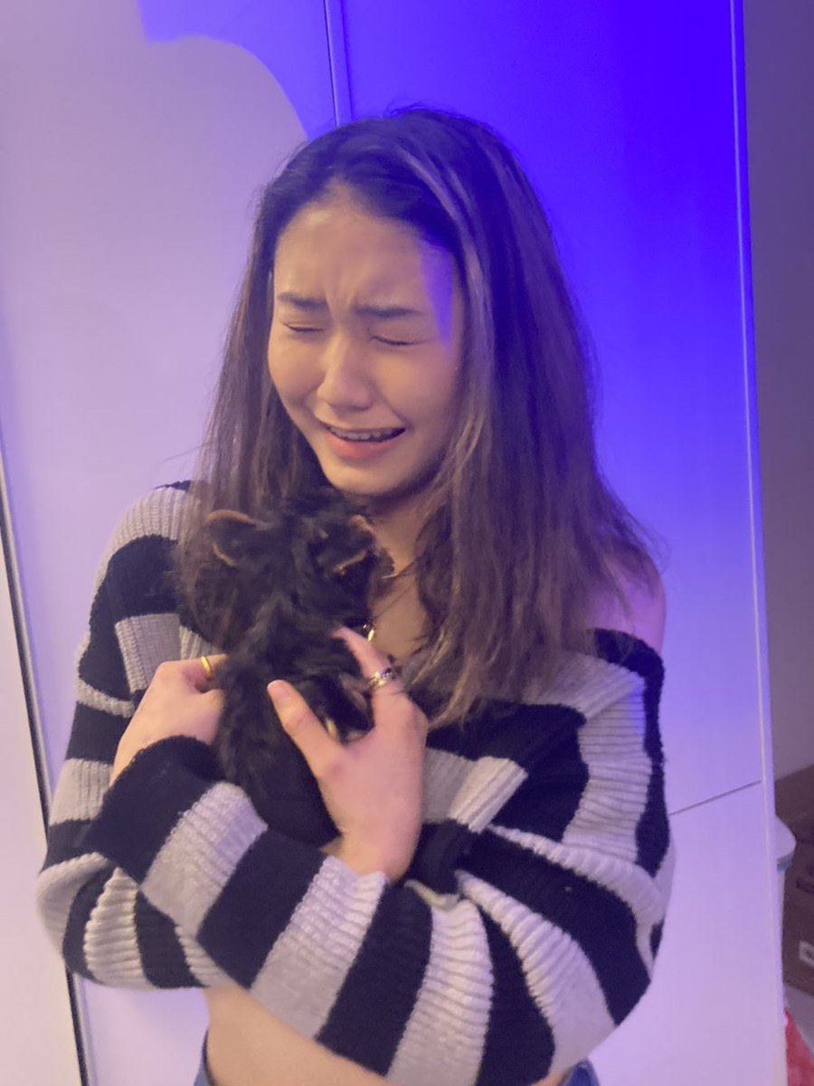 Jk I changed my dog’s name her name is Maple anyways 🖤