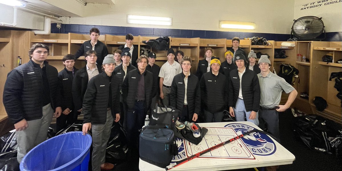 Game Day 2 - Two Games Today for our Osprey.  Not bad accommodations for tournament - Jr A Sudbury Dressing Room.  Thanks Big Nickel. 

Let’s Go!!!!