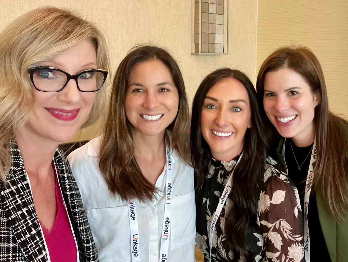 Grateful to learn alongside these incredible women this week @#Linkage…lots of laughs, a few tears and friendships that make it all worthwhile! #TEKsystems