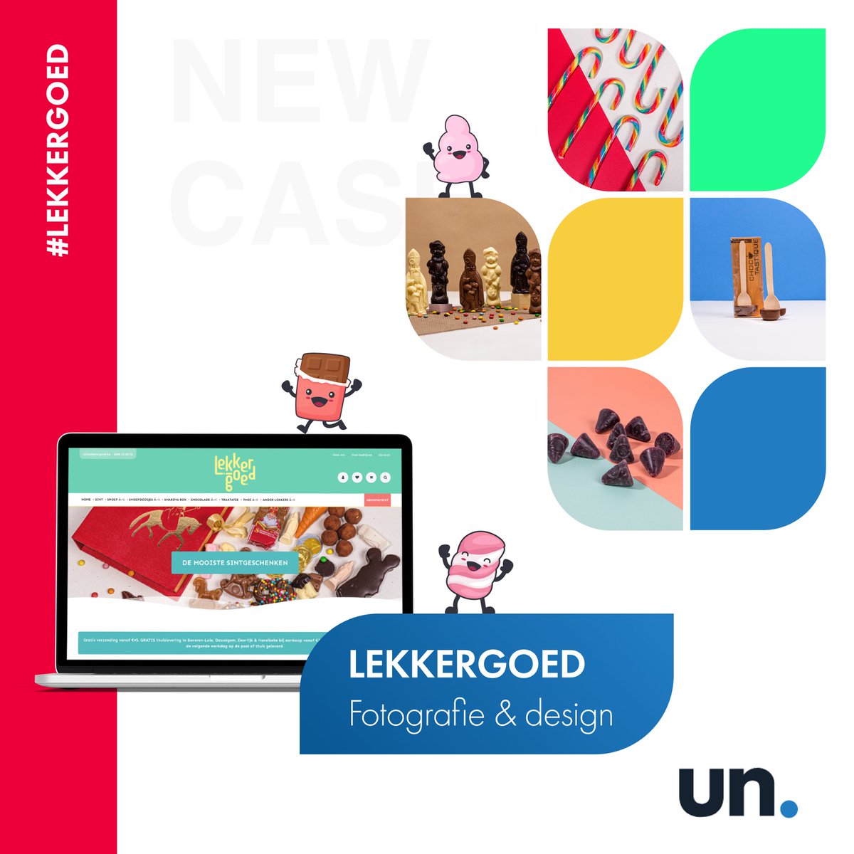 't Zijn nogal snoepers bij Uncoded! Heel trots dat we konden meewerken aan de visuele stijl van Lekkergoed 🍭 

Bekijk meer op uncoded.be/cases 

#photography #branding #illustration #mascot #graphicdesign #webdesign #uiux