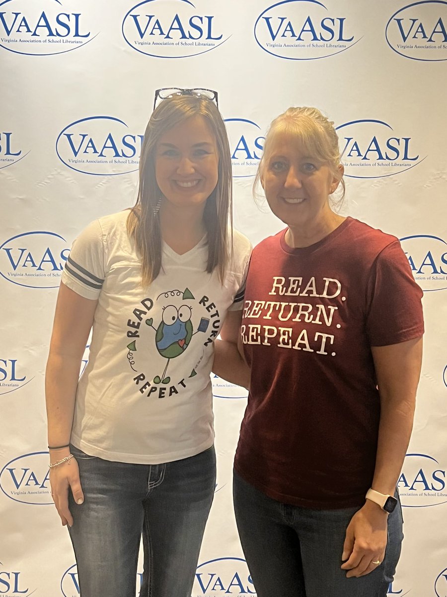 LindaHume10's tweet photo. Last day of @VAASL conference. Bringing lots of great ideas back to our libraries @FCPS1News.
📚❤️📚❤️📚❤️📚
#ReadReturnRepeat https://t.co/dgsTxbbdXq
