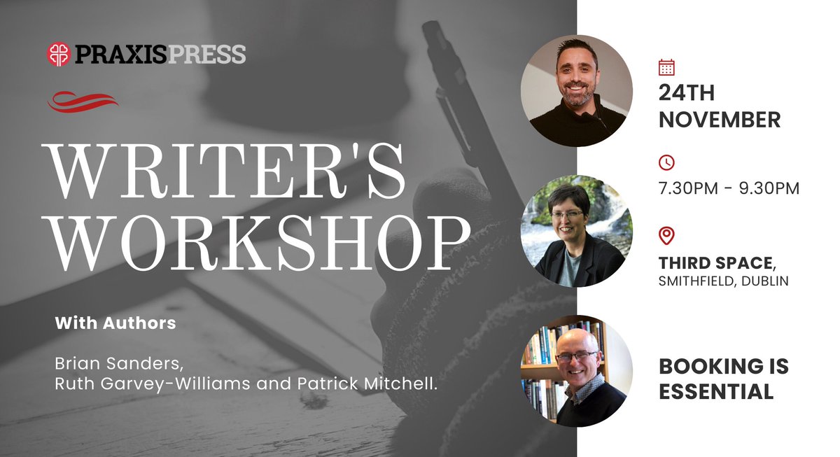 Do you love to write? 🖋️
Join us on the 24th of November for our Writer's Workshop. 

Book your space 👉 ow.ly/RFcT50Lut5Y

#writersworkshop #writers #dublin