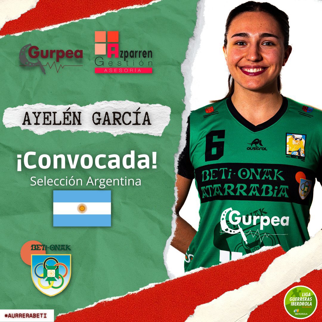 Replasa Beti-Onak (@beti_guerreras) on Twitter photo CONVOCATORIA ‼️
🇦🇷 Nuestras <a href="/MacaSans/">Maca Sans</a> y <a href="/ayeegarcia15/">Ayelen Garcia</a> convocadas por la <a href="/CAHandball/">Sel. Argentina Handball 🇦🇷</a> <a href="/CAHandballARG/">CAH - Handball Argentina</a>
🏆 Campeonato Clasificatorio Sur Centro América
📍Buenos Aires (Argentina)
📅 14-20 noviembre CONVOCATORIA ‼️
🇦🇷 Nuestras <a href="/MacaSans/">Maca Sans</a> y <a href="/ayeegarcia15/">Ayelen Garcia</a> convocadas por la <a href="/CAHandball/">Sel. Argentina Handball 🇦🇷</a> <a href="/CAHandballARG/">CAH - Handball Argentina</a>
🏆 Campeonato Clasificatorio Sur Centro América
📍Buenos Aires (Argentina)
📅 14-20 noviembre