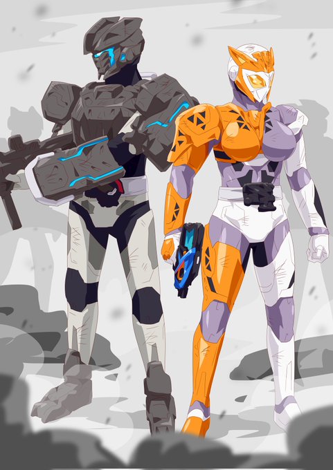 隊長と新入り部下くんの続き描いてる 