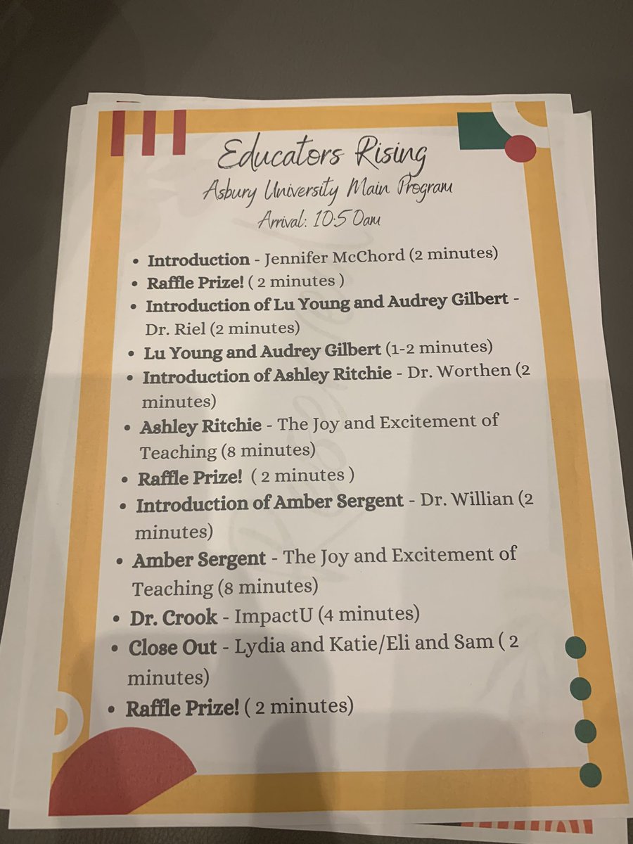 Ashley Ritchie, NBCT (@mrsritchie2nd) on Twitter photo Excited to be one of the keynote speakers at <a href="/AsburyUniv/">Asbury University</a> today sharing with <a href="/EdRisingKY/">EdRisingKY</a> students about the joy that’s found in teaching! Excited to be one of the keynote speakers at <a href="/AsburyUniv/">Asbury University</a> today sharing with <a href="/EdRisingKY/">EdRisingKY</a> students about the joy that’s found in teaching!