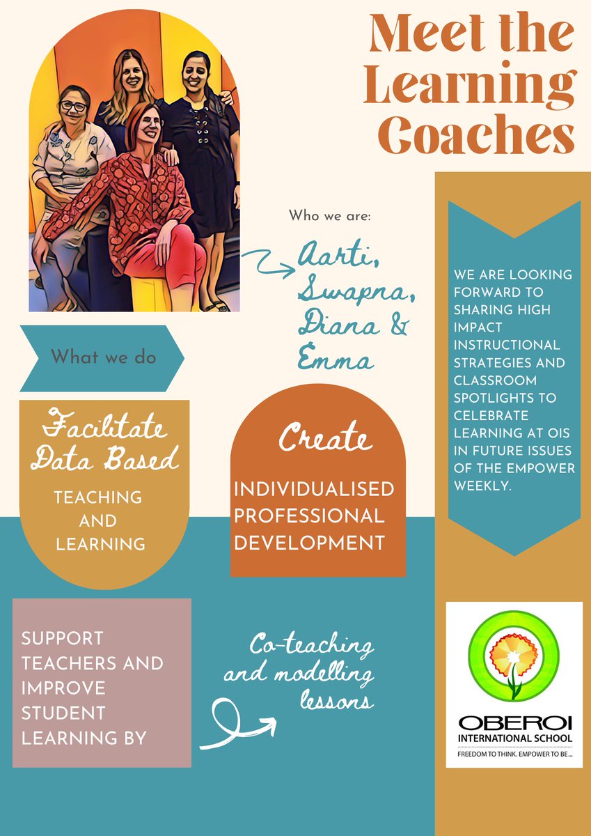 Meet the instructional coaches @oismumbai, OGC campus.. loved what we came up with! @SwapnaEDU @emmag_delane