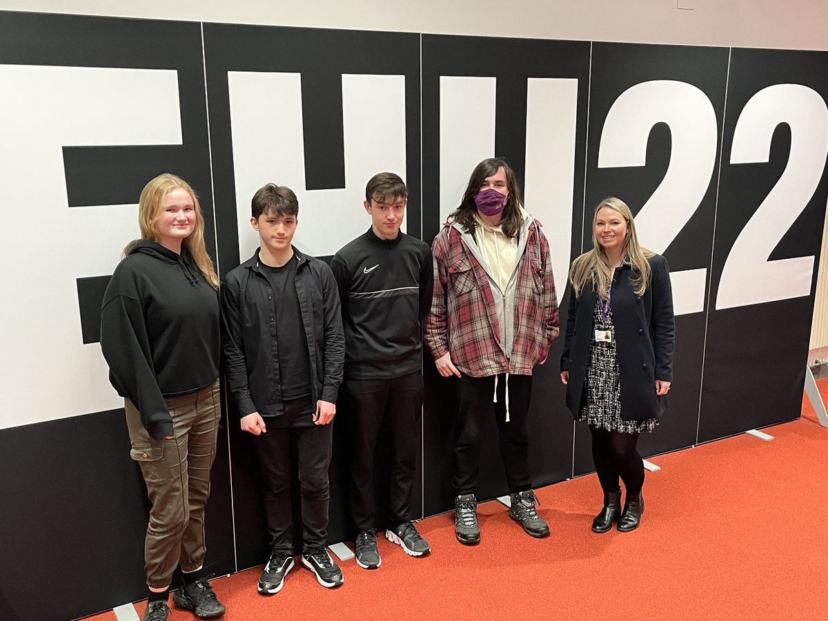 EHU_FOE's tweet photo. "It's been boss!" The best feedback😃 We've had 5 wonderful pupils from St. Bede's Catholic High School @stbedes1957 on campus this week undertaking work experience with departments across campus and they've done a fantastic job! @ehufacilities @EHU_FOE https://t.co/Rtdcriv6OE