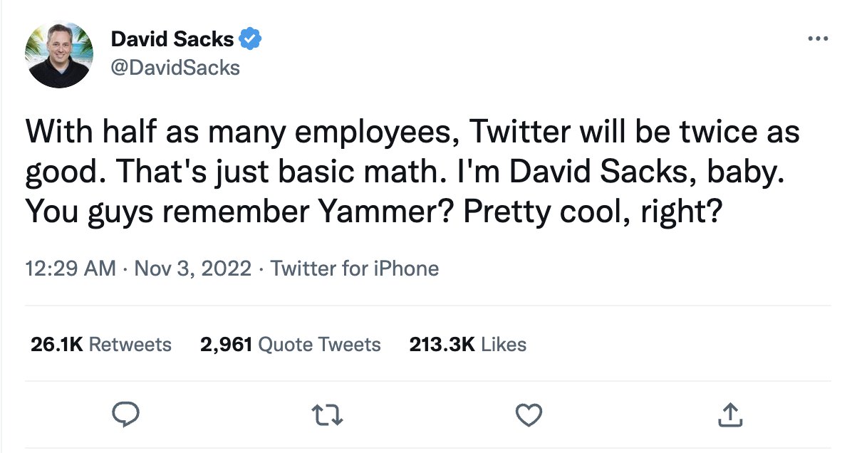 Some #business perspective on the Twitter layoffs.
