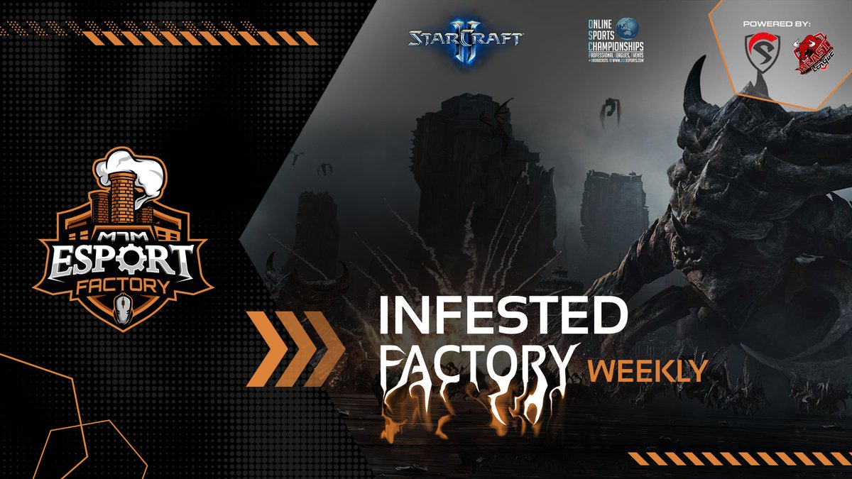 After a lot of Feedback, we have moved the next iteration of the <a href="/EsportFactoryDE/">Esport Factory</a> Infested Factory Weekly to 5pm CET.

GO SIGN UP, its a 150€ weekly!
challonge.com/de/IFW2

Powered by <a href="/senthexgg/">SENTHEX</a> and <a href="/BeAsTSC21/">Fabian"BeAsT"Jansen</a>, partnered with <a href="/OSCesports/">OSCesports</a>