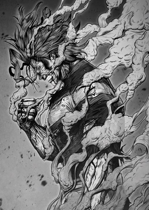 Featured Art of the Day: "All Might". Buy it at: https://t.co/MGgW13DPtL 