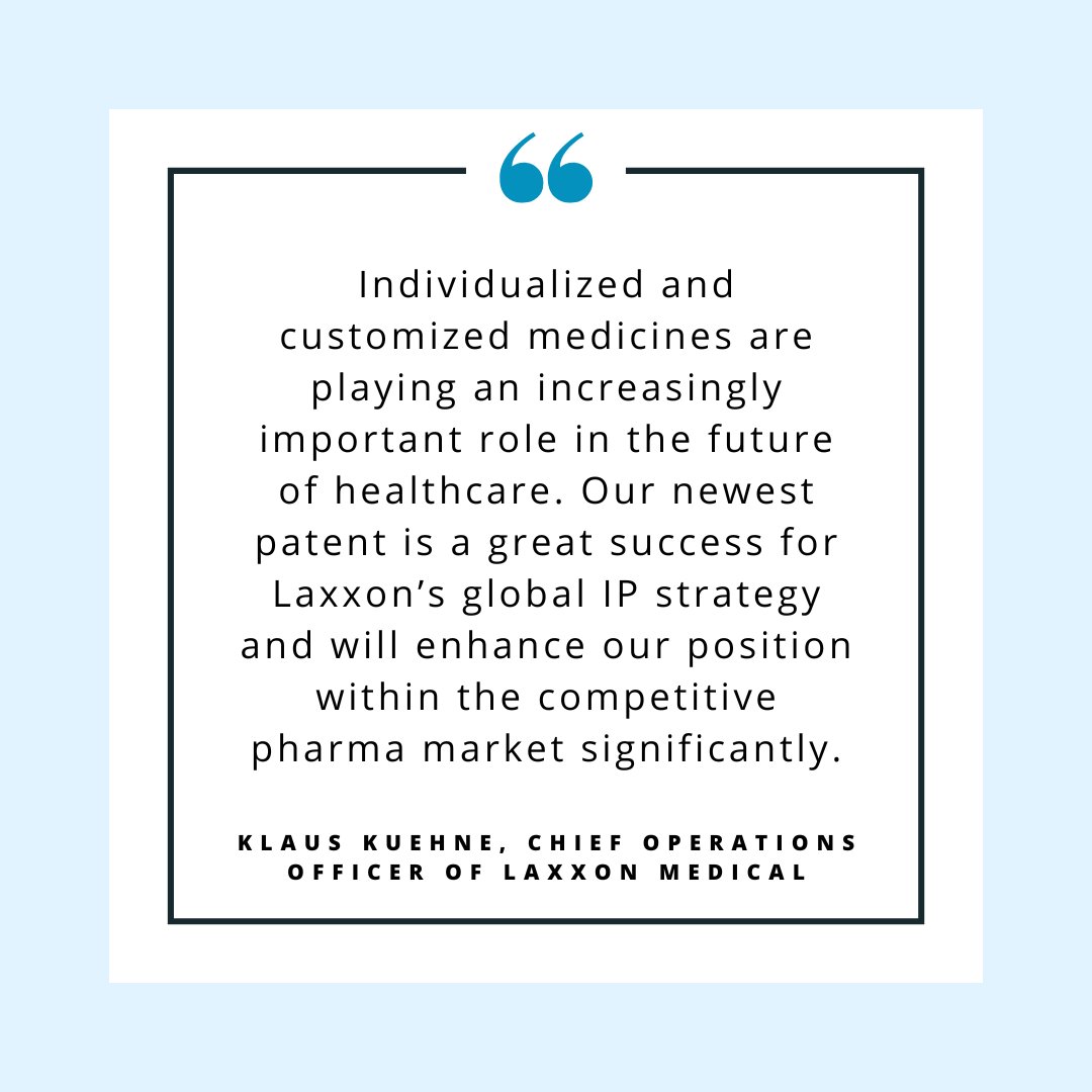 LaxxonMedical's tweet photo. Our 3D Printing Technology makes it possible to customize medications to a preferred delivery method and situation while potentially eliminating adverse side effects for specific groups of patients.

Learn more about #individualizedmedicine: https://t.co/wcO7wMSo4z

 #pharma https://t.co/Ck0H5MJ8Ya