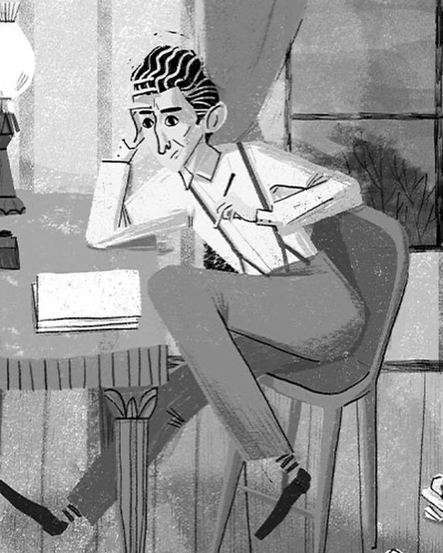 CarlaManea's tweet photo. “Kafka e la bambola viaggiatrice” 
di Jordi Sierra I Fabra. 
Rizzoli Education.
.
Illustrazione interna.
.
.
.
#kafka #kafkaelabambolaviaggiatrice #kafkaillustrations #rizzolieducation #fabbrieditori #blakandwhite #bwillustration #carlamanea #middlegrade #middlegradebooks #illu https://t.co/jBGG35b1g3