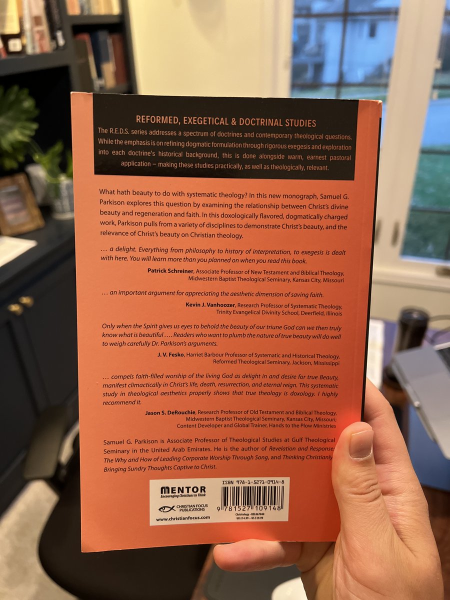 pj_schreiner's tweet photo. Congrats to @samuel_parkison on the new book. It is an excellent systematic work on beauty. I was happy to endorse it. https://t.co/HveZOpetZq