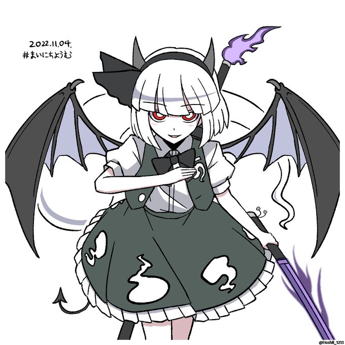 まいにちようむ#308悪魔になった妖夢ちゃん#魂魄妖夢 #東方Project 