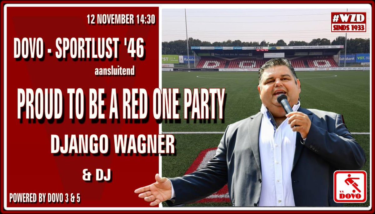 vvDOVO's tweet photo. 🔴⚪️⚽️⚽️
12 november, mooie wedstrijd en een te gek optreden!! https://t.co/hrtSOX8nhC