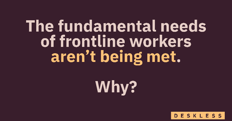 nudgeforwork's tweet photo. Often we talk about starting with the "why" when engaging and retaining the #frontlineworkforce. But The Deskless Report 2022/2023 uncovered foundational needs that must be met first. Get the full story ➡️ https://t.co/NJAVYEK7cX